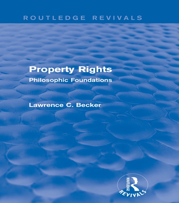 Property Rights (Routledge Revivals)