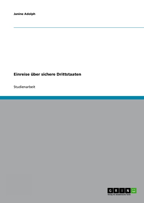 Einreise über sichere Drittstaaten