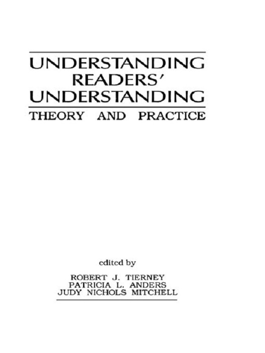 Understanding Readers' Understanding