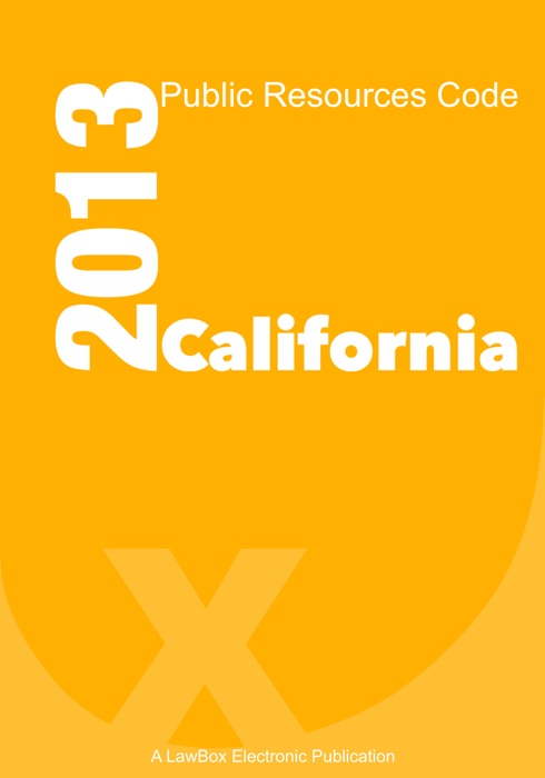 California Public Resources Code 2013