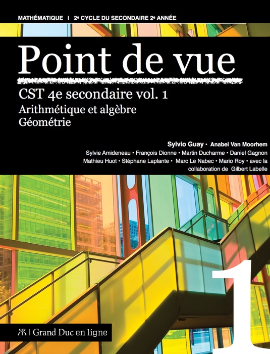 Point de vue CST 4e secondaire vol. 1