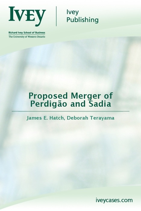 Proposed Merger of Perdigão and Sadia