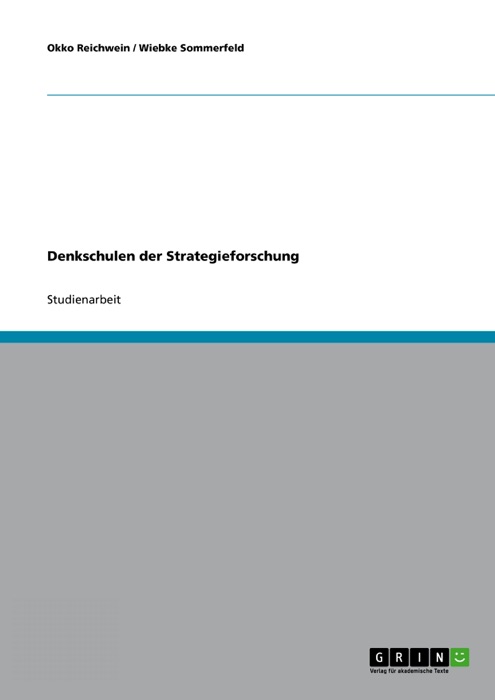 Denkschulen der Strategieforschung