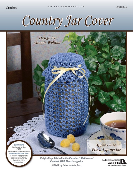 Country Jar Cover