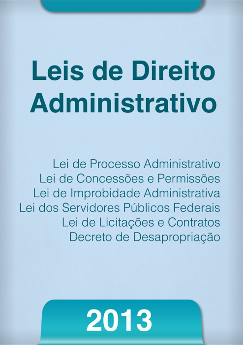 Leis de Direito Administrativo 2013