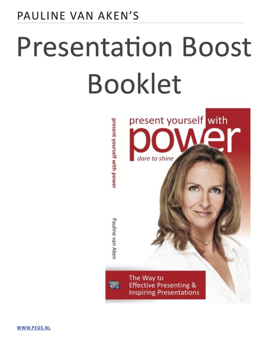 Presentation Boost Booklet