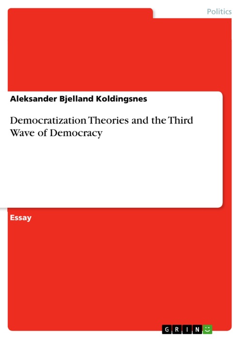 Democratization Theories and the Third Wave of Democracy