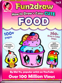 How to Draw + Color Cute Food - Fun2draw Lv. 2 - Mei Yu