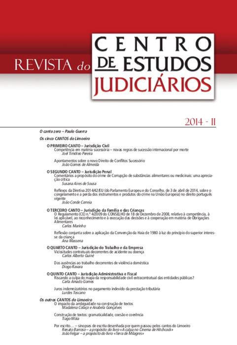 Revista do CEJ n.º 2 - 2014