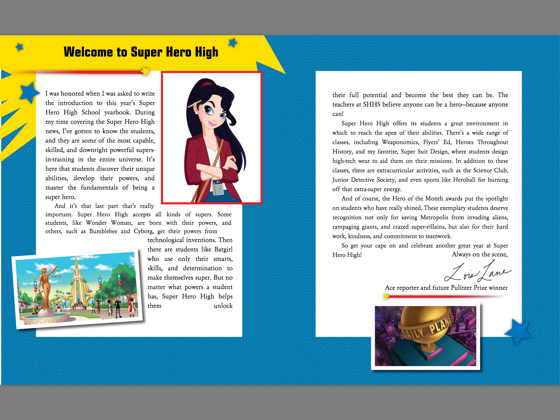 ‎super Hero High Yearbook Dc Super Hero Girls On Apple Books 3811