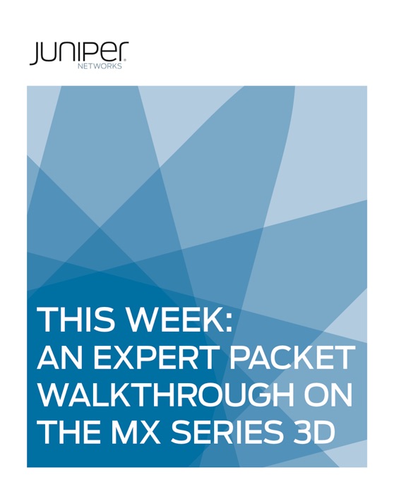 This Week: An Expert Packet Walkthrough on the MX Series 3D