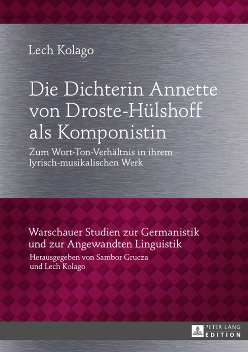 Die Dichterin Annette von Droste-Hülshoff als Komponistin