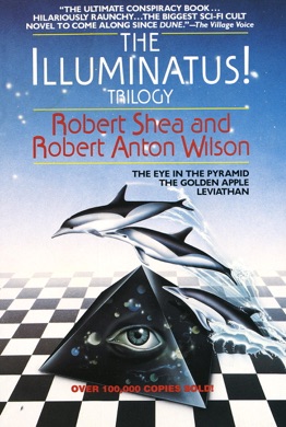 Capa do livro The Illuminatus! Trilogy de Robert Shea, Robert Anton Wilson