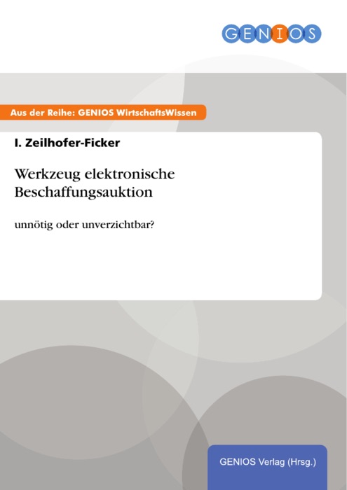 Werkzeug elektronische Beschaffungsauktion