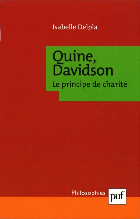 Quine, Davidson. Le principe de charité