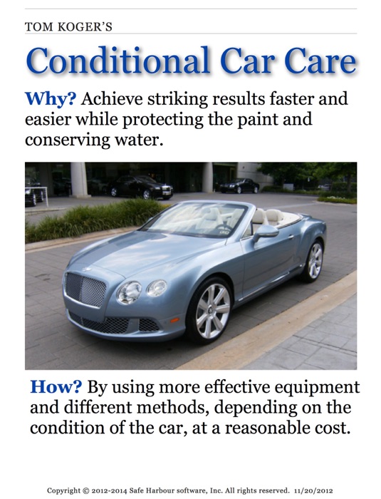 Conditional Car Care