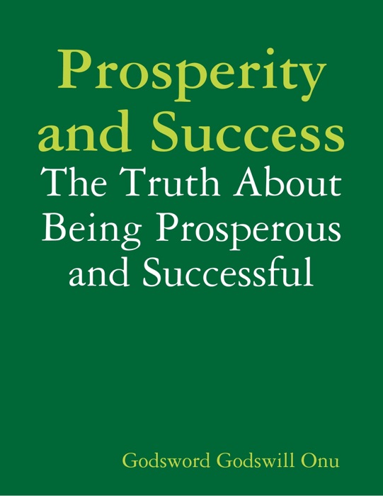 Prosperity and Success