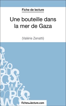 Une bouteille dans la mer de Gaza de Valérie Zénatti (Fiche de lecture) - Vanessa Grosjean & fichesdelecture.com