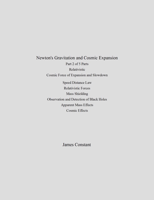 Newton's Gravitation and Cosmic Expansion (II Relativistic)