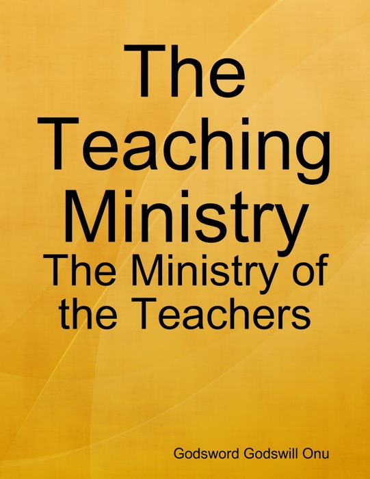 The Teaching Ministry