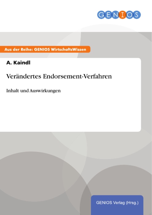 Verändertes Endorsement-Verfahren