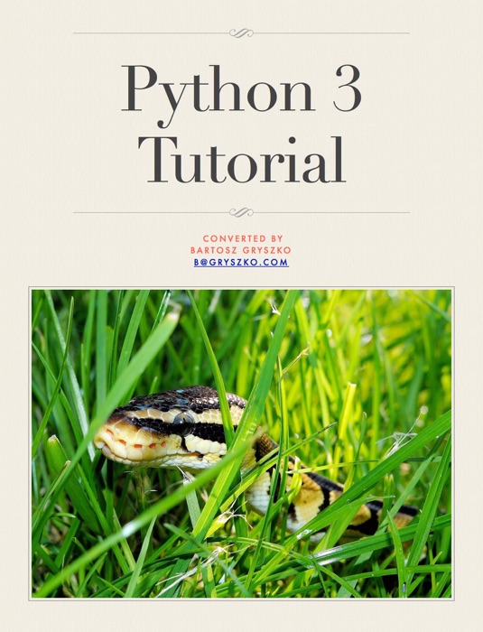 Python 3 Tutorial