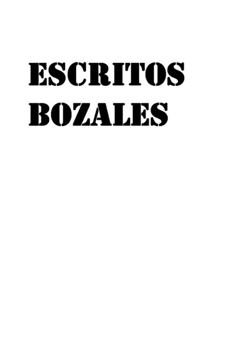 Escritos Bozales