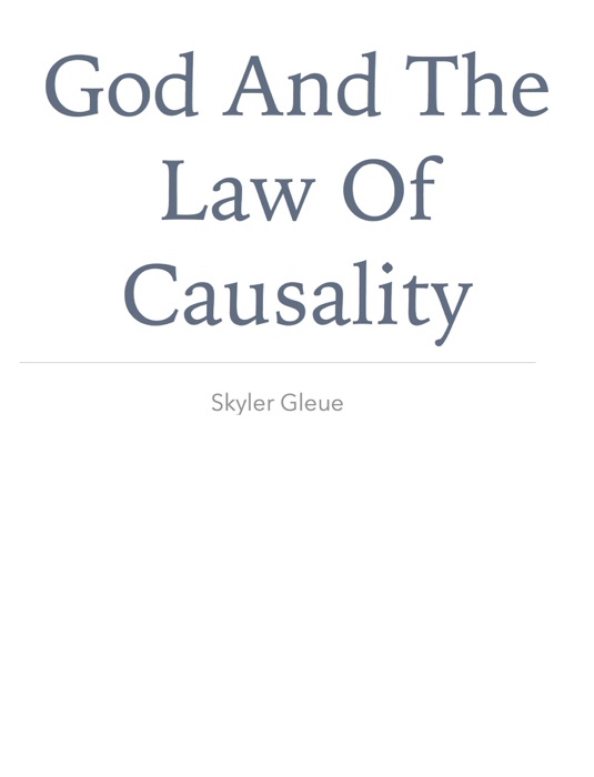 God and the Law of Causality