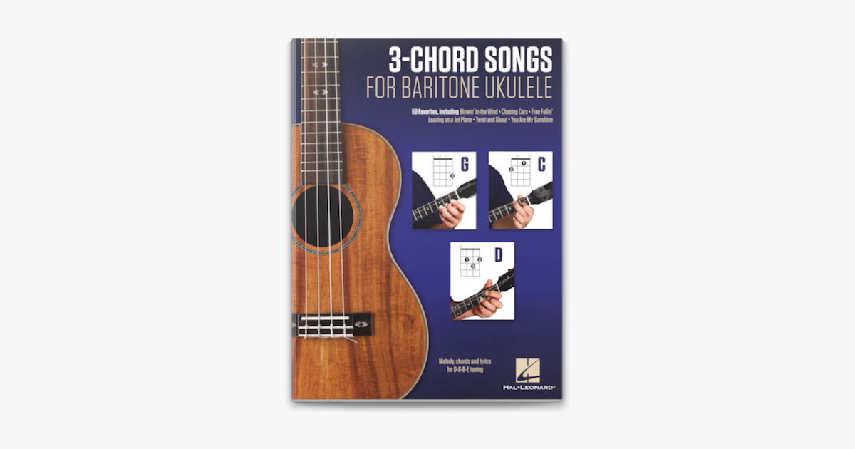 kyst Jeg regner med Udfordring 3-Chord Songs for Baritone Ukulele (G-C-D) on Apple Books