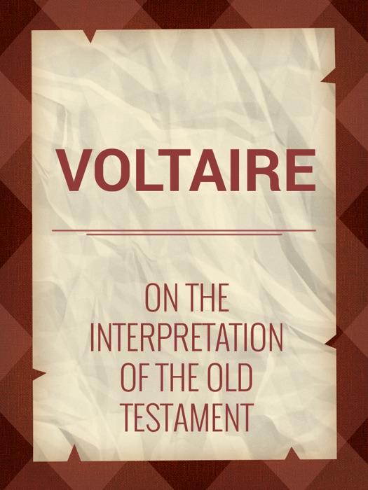 On the Interpretation of the Old Testament