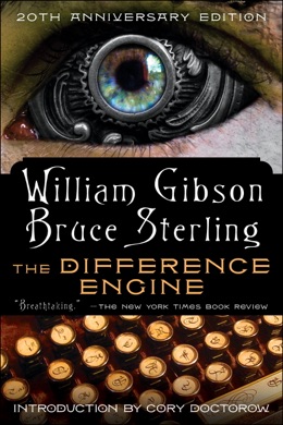Capa do livro The Difference Engine de William Gibson and Bruce Sterling