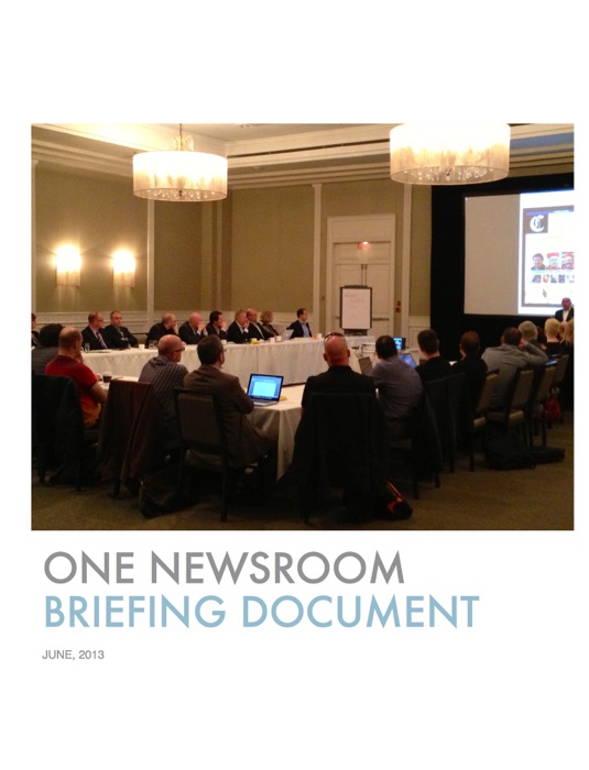 One Newsroom: Briefing Document