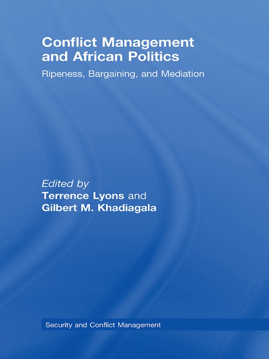 Conflict Management and African Politics