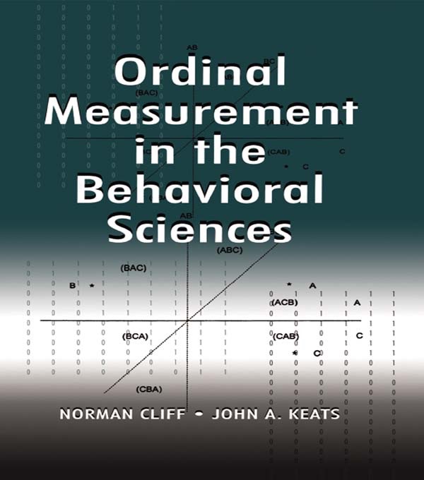 Ordinal Measurement in the Behavioral Sciences