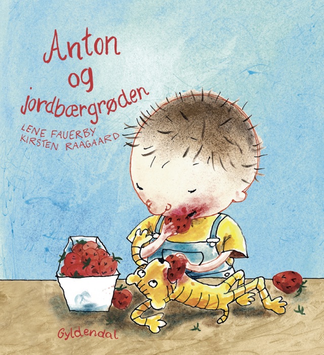 Anton og jordbærgrøden