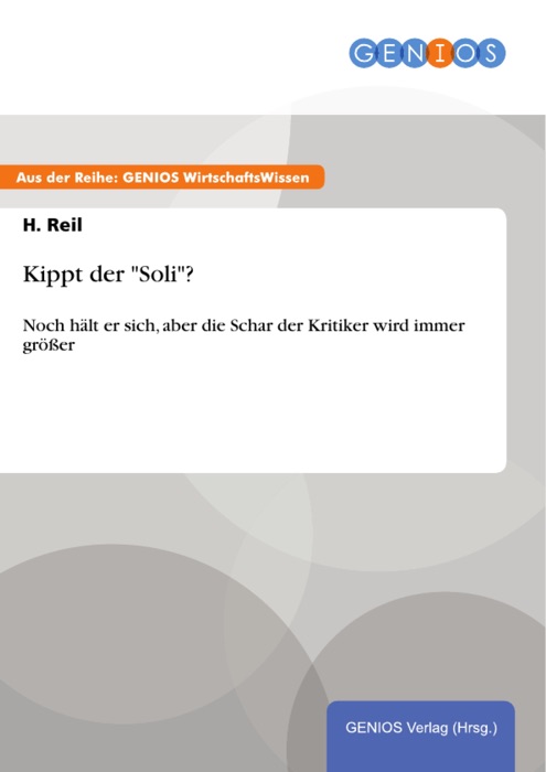 Kippt der 'Soli'?