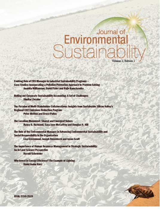 Journal of Environmental Sustainablility