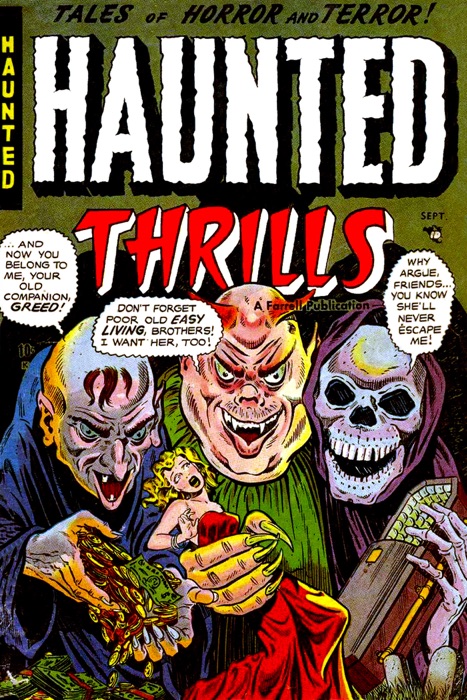 Haunted Thrills, Number 11, Blood in the Sky