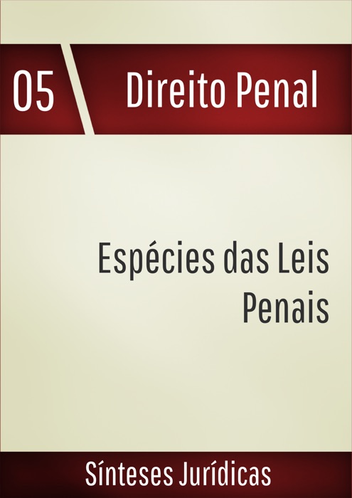 Espécies das leis penais