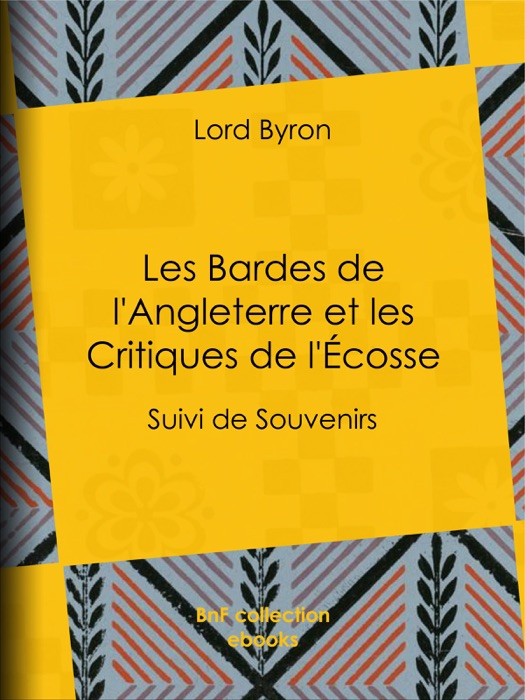 Les Bardes de l'Angleterre et les Critiques de l'Écosse