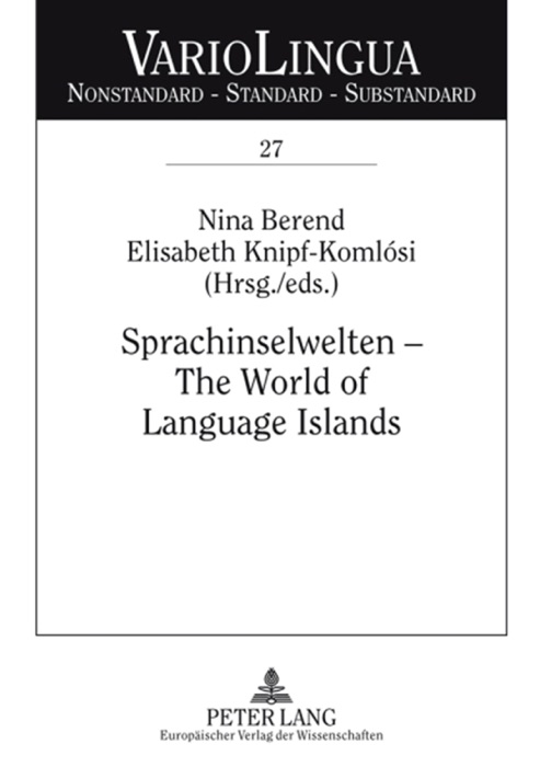 Sprachinselwelten / The World of Language Islands