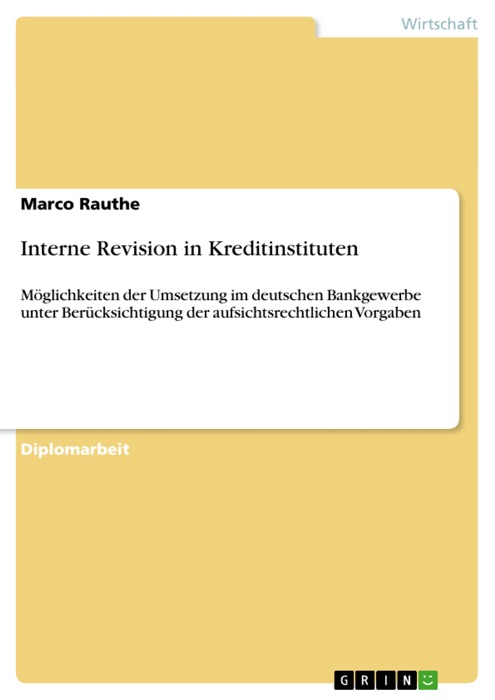 Interne Revision in Kreditinstituten