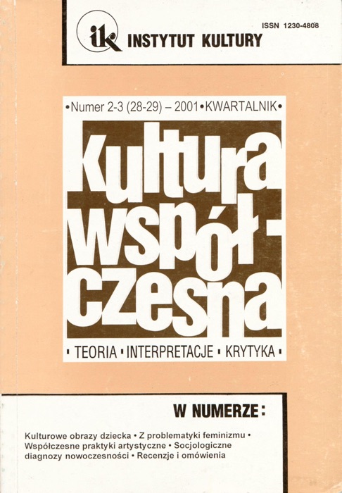 Kultura Współczesna 2-3/2001