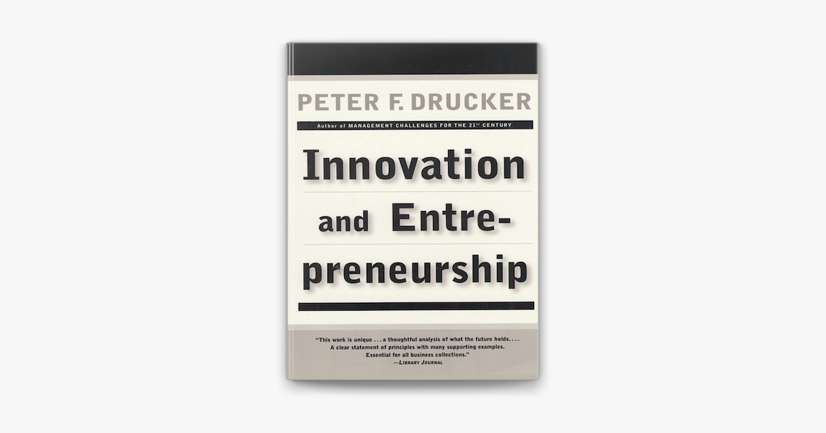 ‎Innovation And Entrepreneurship On Apple Books