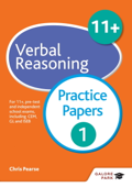 11+ Verbal Reasoning Practice Papers 1 - Chris Pearse