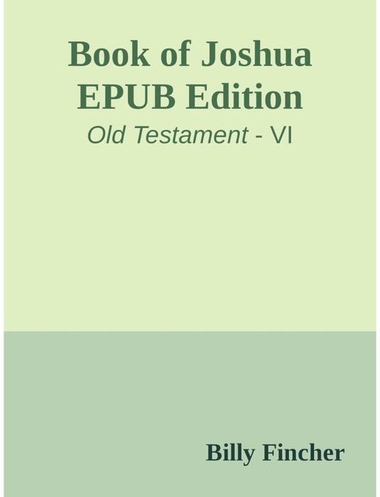 Book of Joshua EPUB Edition