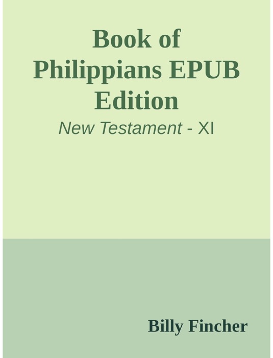 Book of Philippians EPUB Edition