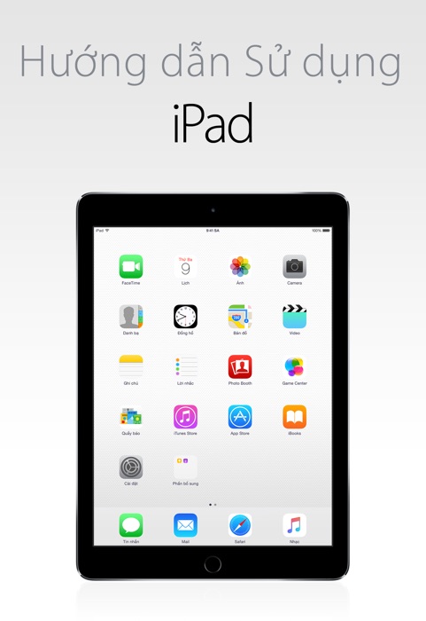 Hướng dẫn Sử dụng iPad cho iOS 8.4