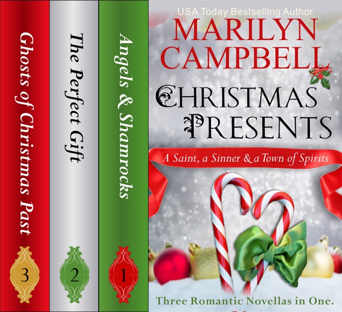 Christmas Presents - A Saint, a Sinner and a Town of Spirits (Three Romantic Novellas in One Boxed Set)