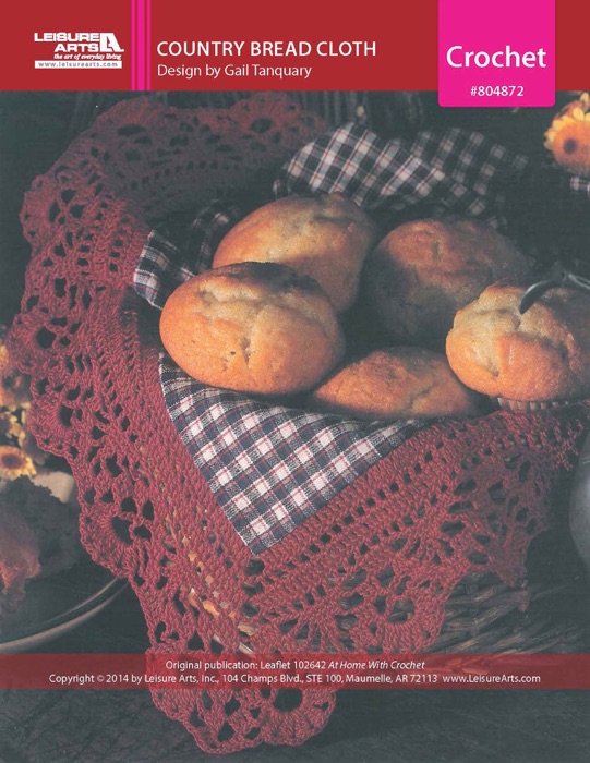 Country Bread Cloth Crochet Edging ePattern